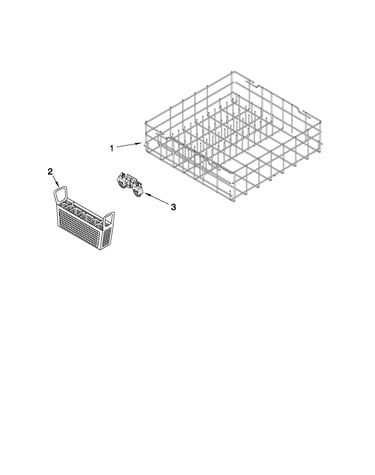 Lower rack parts
