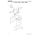 Maytag MDB6769AWS3 door and panel parts diagram