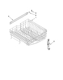 Upper rack and track parts