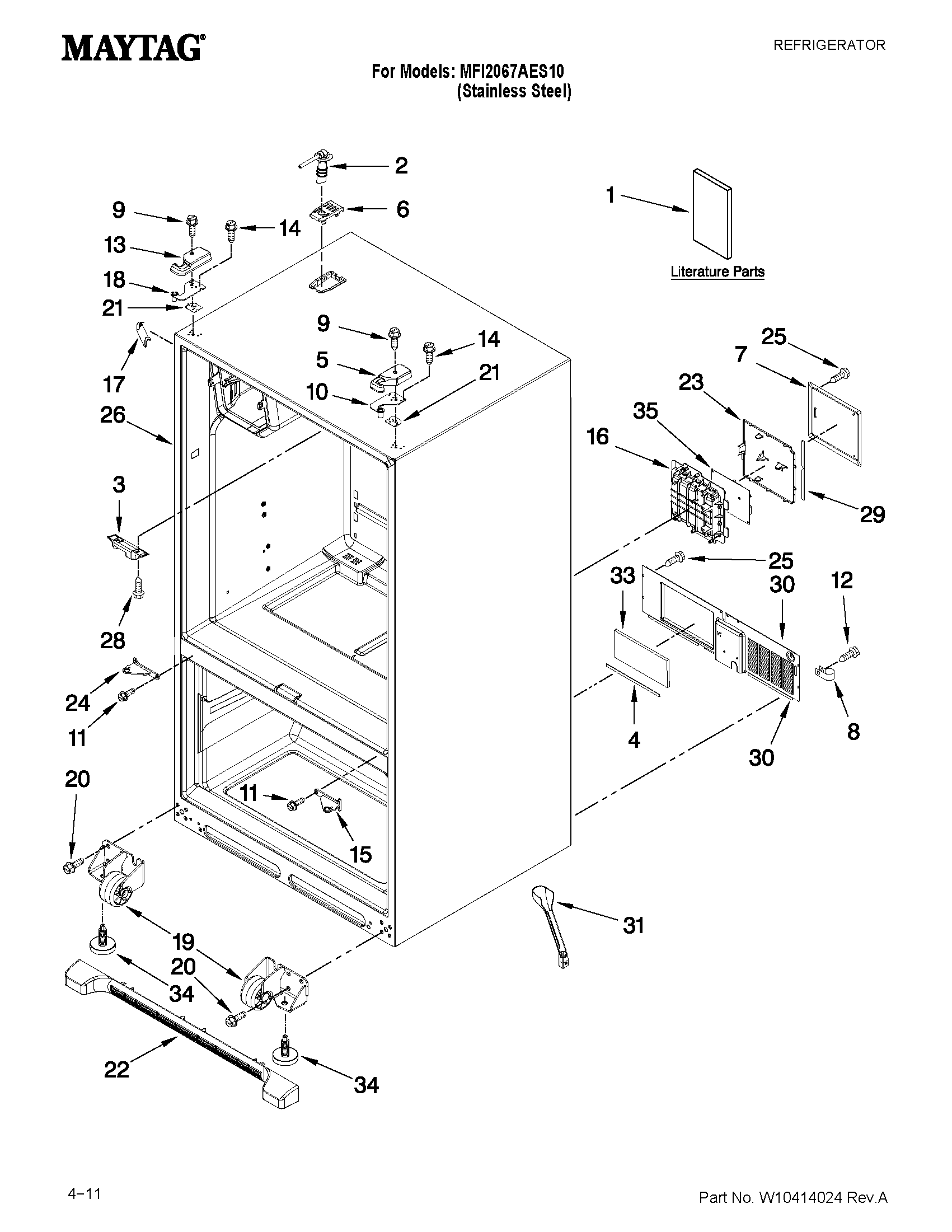 Cabinet parts