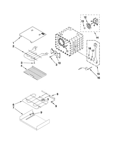 Internal oven parts