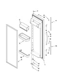 Refrigerator door parts