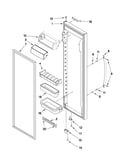 Refrigerator door parts