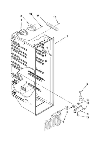 Refrigerator liner parts