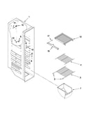 Freezer liner parts