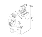 Whirlpool ED5FVGXWS06 icemaker parts diagram