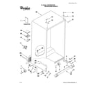 Whirlpool GSS26C5XXY04 cabinet parts diagram