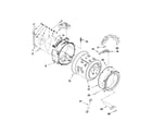 Whirlpool WFW9451XW00 tub and basket parts diagram