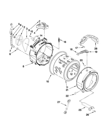Tub and basket parts
