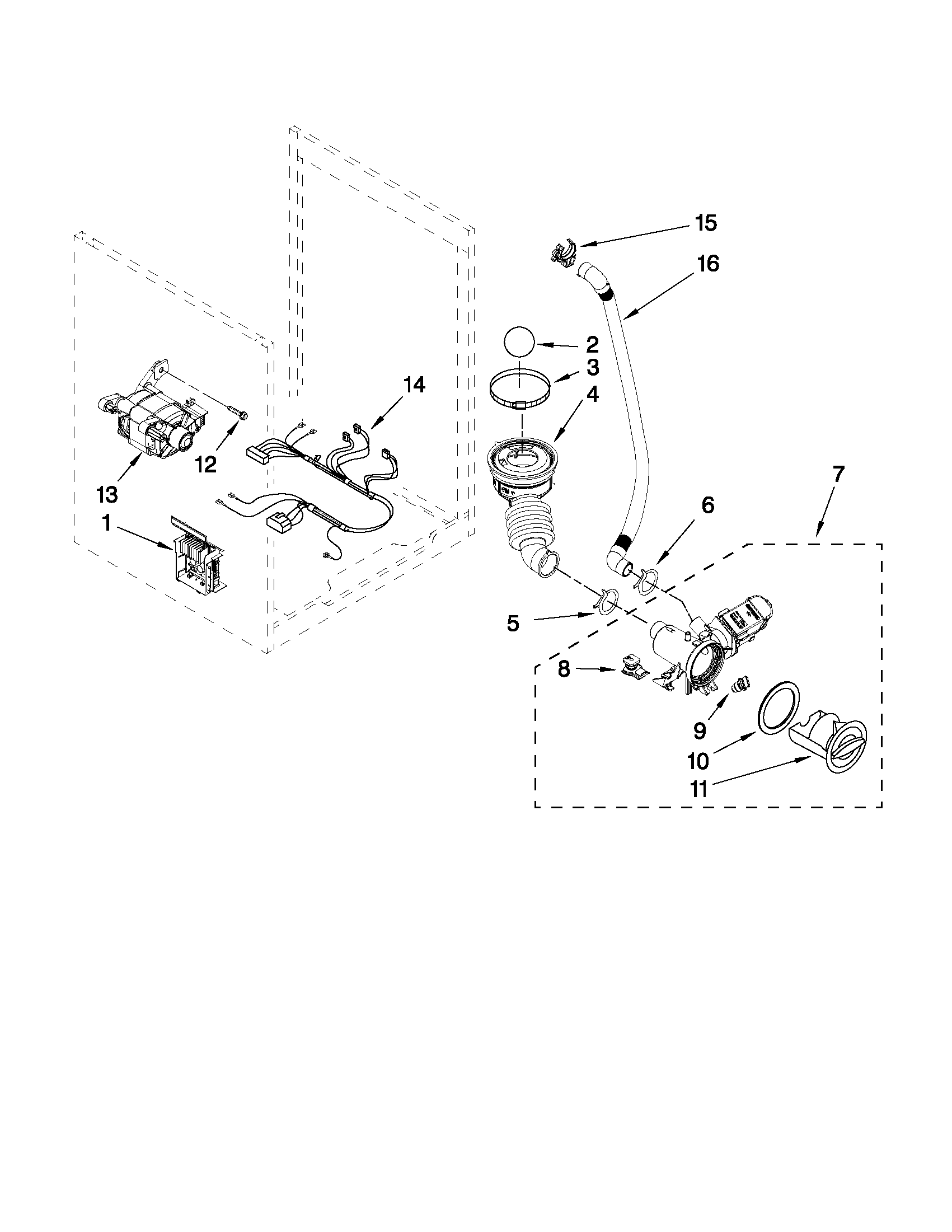 Pump and motor parts