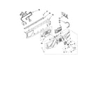 Whirlpool WFW9750WR02 control panel parts diagram
