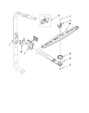 Upper wash and rinse parts