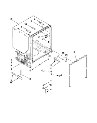 Tub and frame parts