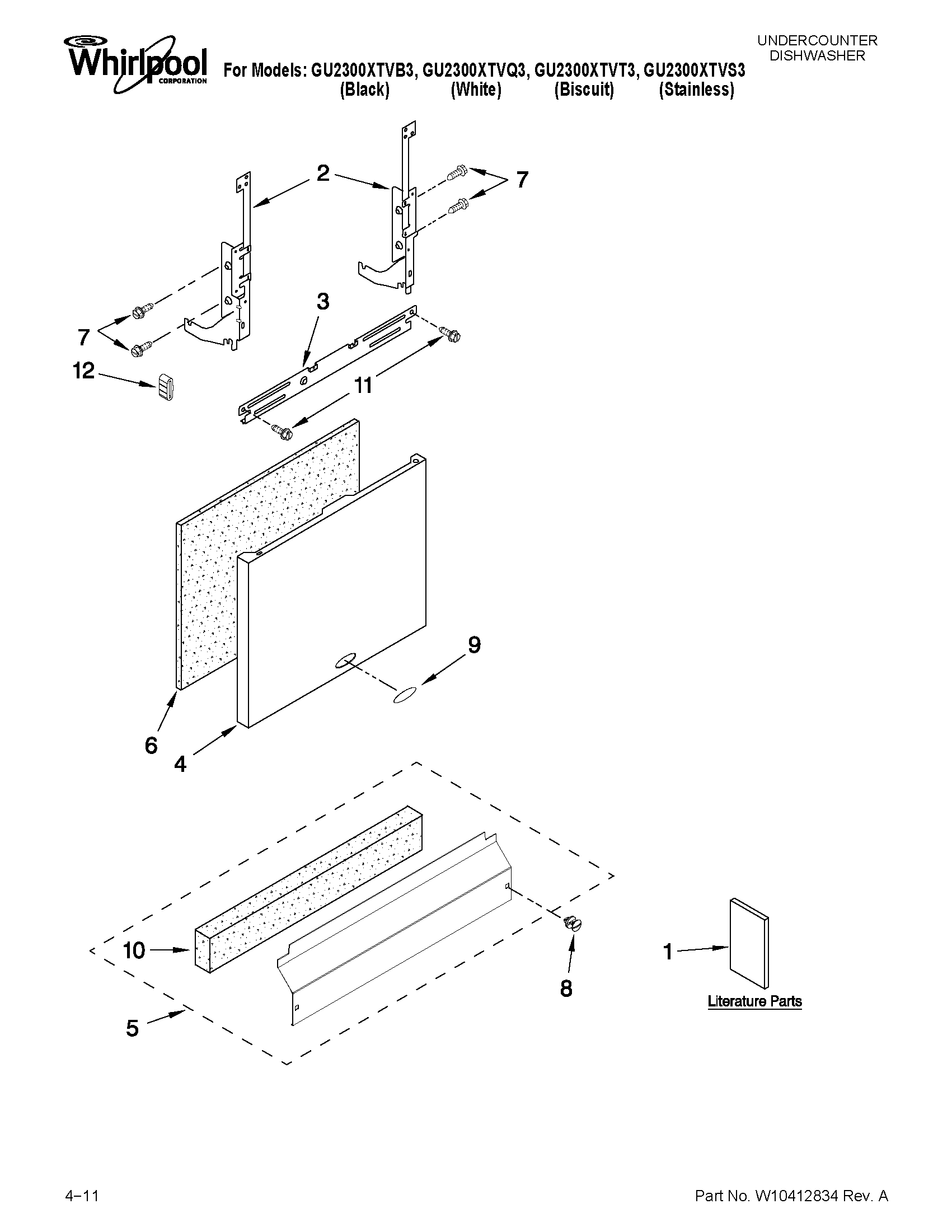 Door and panel parts