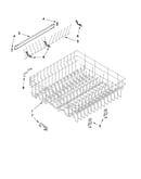 Upper rack and track parts