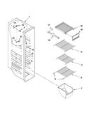 Freezer liner parts
