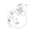 Whirlpool ED5DHEXWL03 icemaker parts diagram