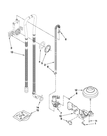 Fill, drain and overfill parts