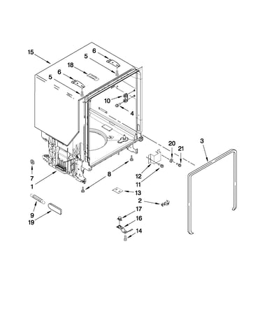 Tub and frame parts