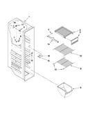 Freezer liner parts