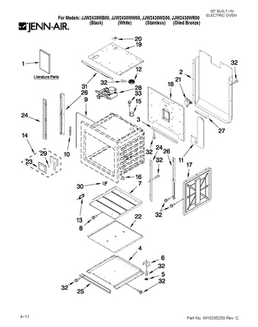 Oven parts