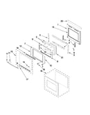 Oven door parts