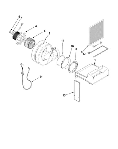 Blower unit parts