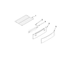 Drawer and rack parts