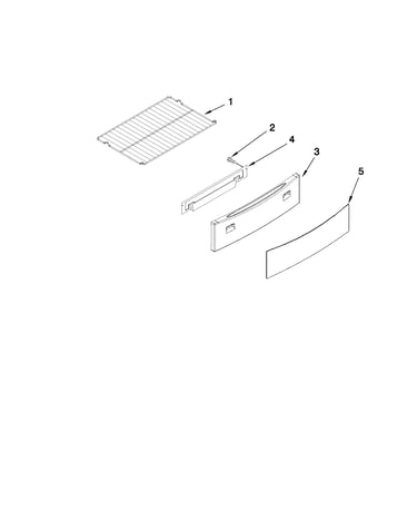 Drawer and rack parts