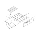 Drawer and rack parts