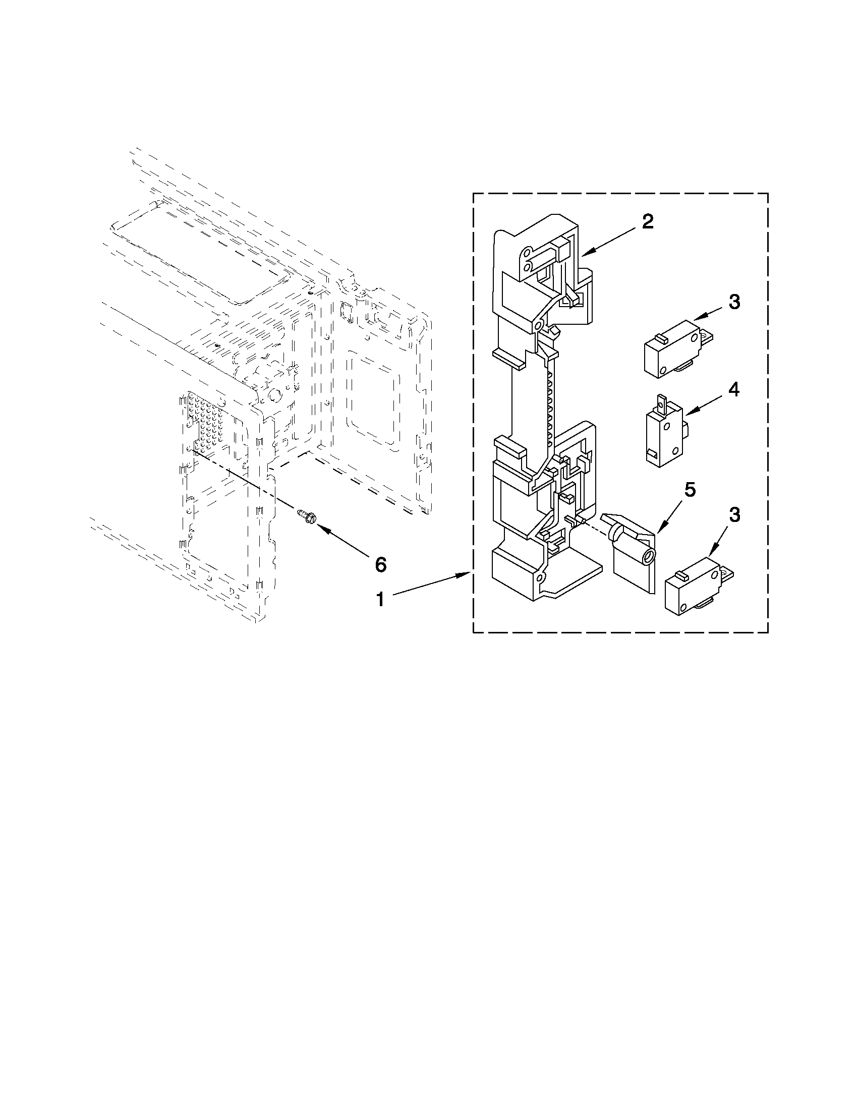 Latch board parts