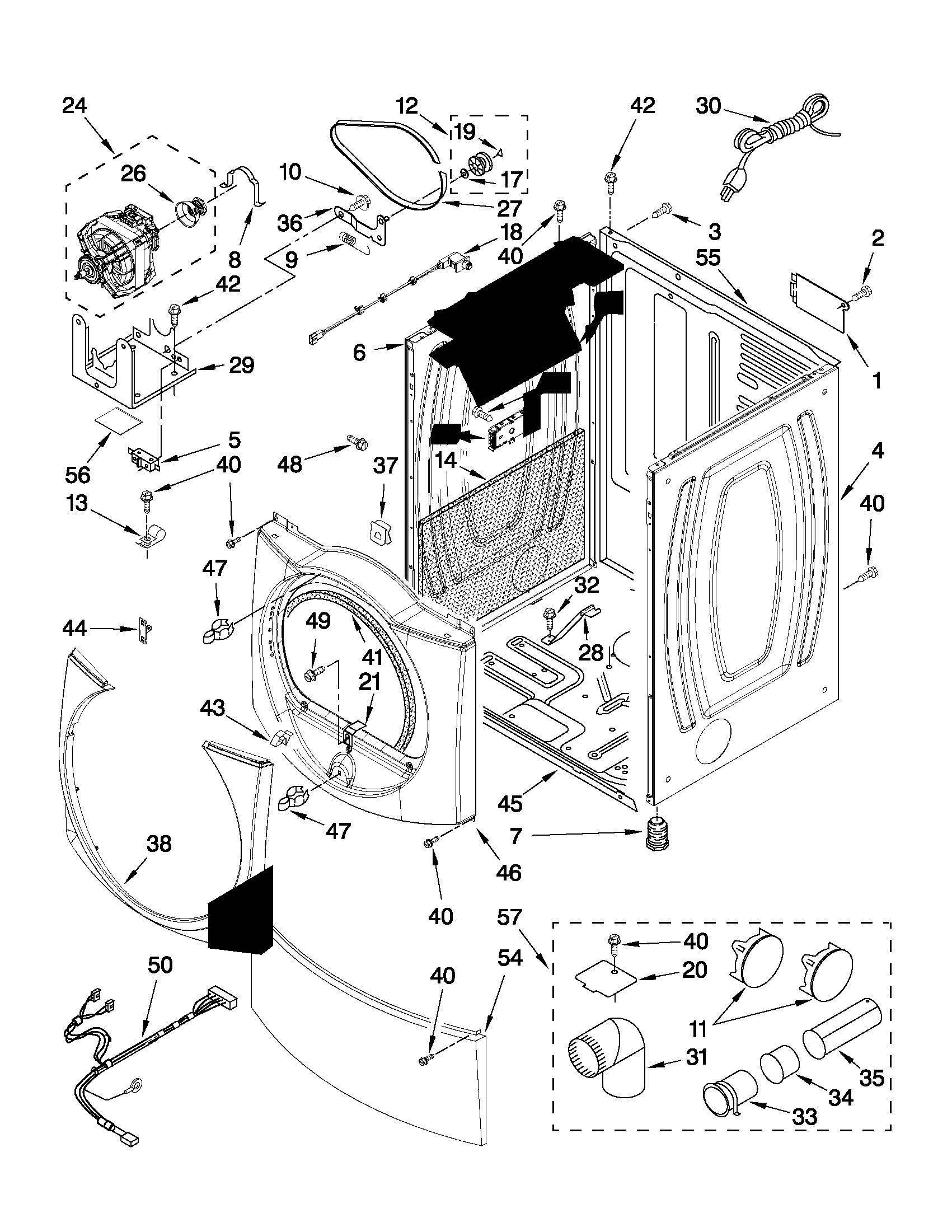 CABINET PARTS