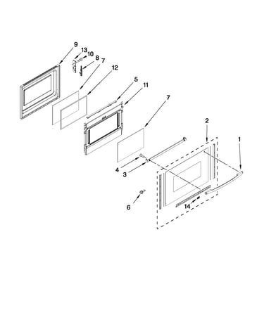 Lower door parts