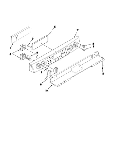 Control panel parts