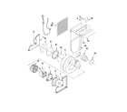 Jenn-Air JES9900CCS01 blower assembly parts diagram