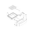 Drawer and rack parts