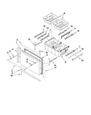 Freezer door parts