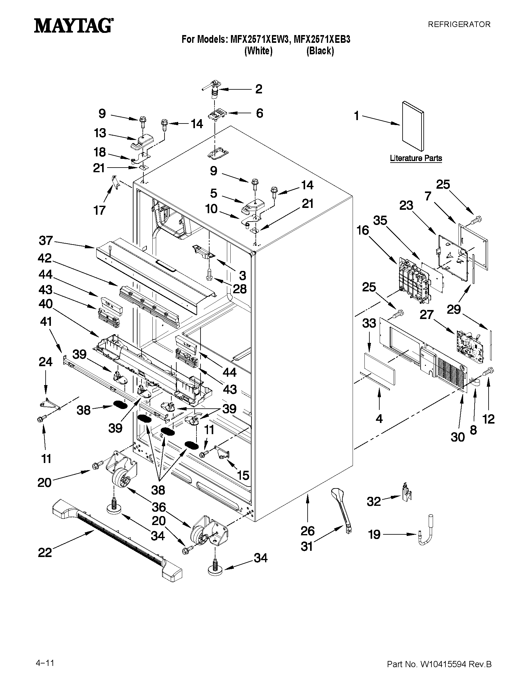Cabinet parts