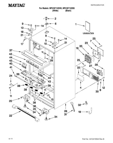 Cabinet parts