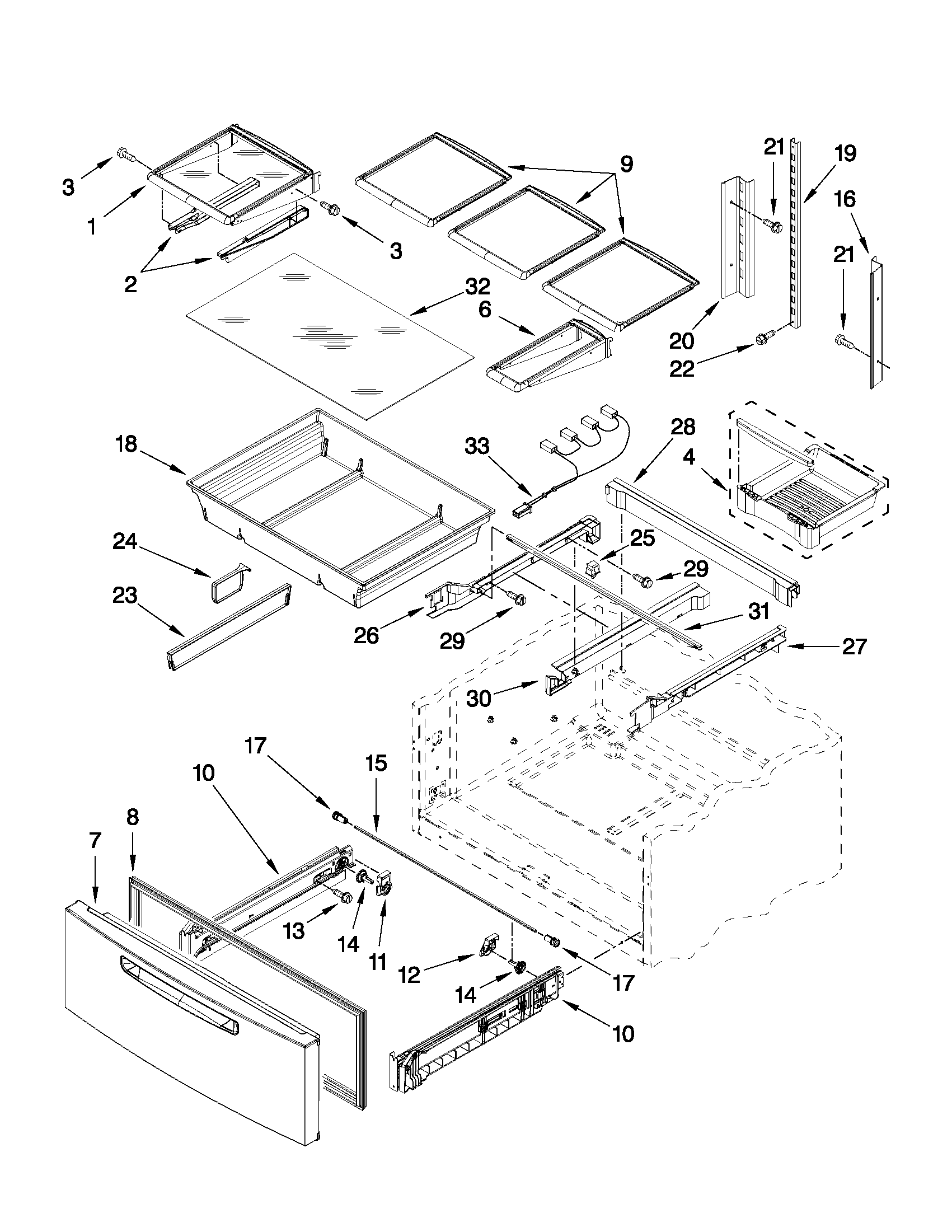 SHELF PARTS