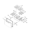 Freezer door parts
