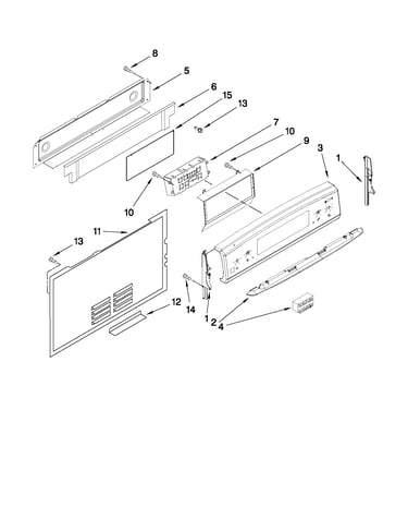 Control panel parts