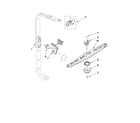 Whirlpool DU1345XTVQ5 upper wash and rinse parts diagram