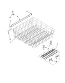 Upper rack and track parts