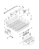 Upper rack and track parts