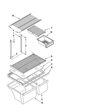 Shelf parts