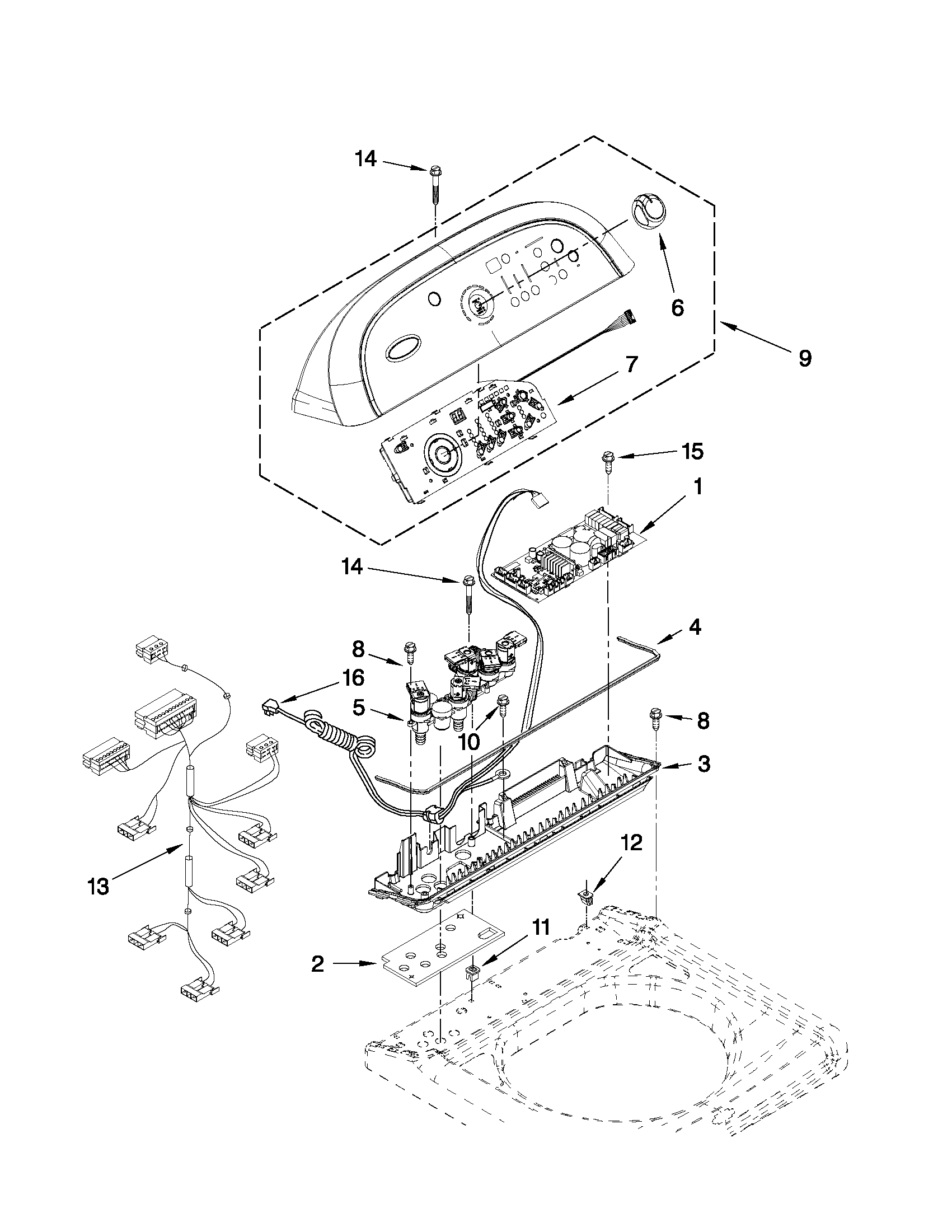 Control panel parts