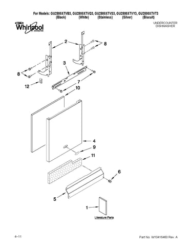 Door and panel parts