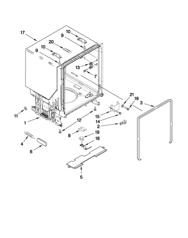 Tub and frame parts
