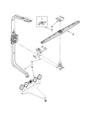 Upper wash and rinse parts